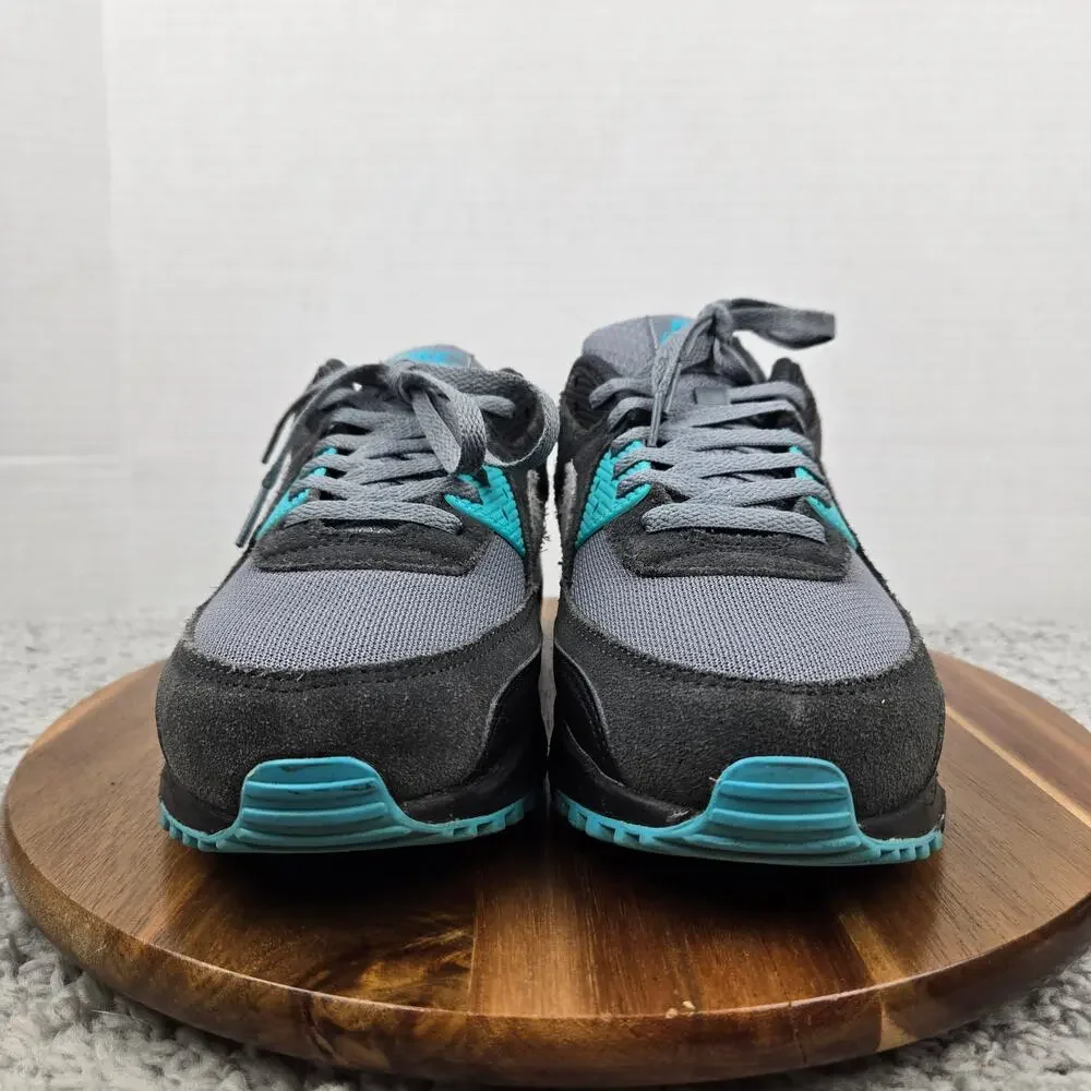 Nike Mens 10.5 Air Max 90 Cool Grey Dusty Cactus Black Daily Sneaker DM0029-013